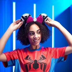 Ghost-Spider Minnie Mouse Ears Headband, Spider-Man: Across the Spider-Verse
